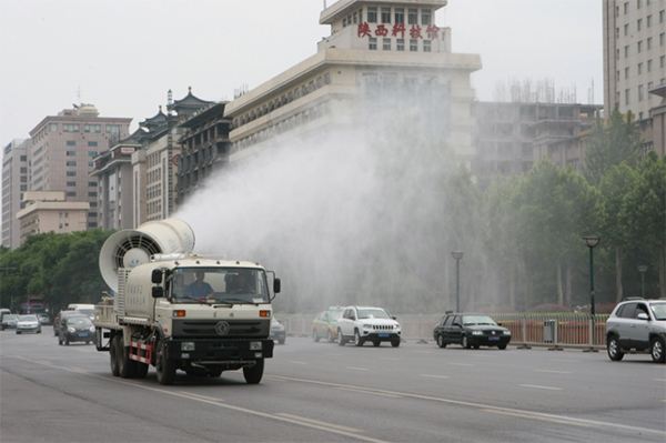 灑水車高炮：(霧態(tài))功能演示