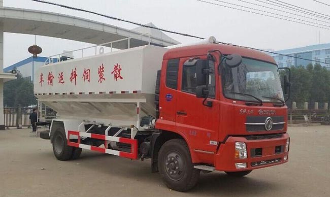 20立方（10噸）東風(fēng)天錦散裝飼料車圖片5