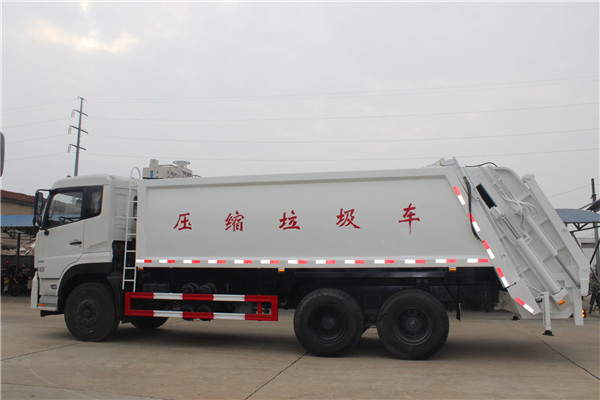 18方東風(fēng)天龍壓縮式垃圾車(chē)圖片2