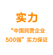 實(shí)力——“中國(guó)民營(yíng)企業(yè)500強(qiáng)”實(shí)力保證